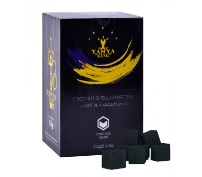 Уголь для кальяна Yahya Elegance King 1 кг. Уголь для кальяна Yahya Elegance King 1 кг.
