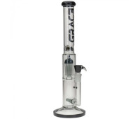 Бонг стеклянный Grace Glass Limited Edition Black Barrel Bong H:42cm Socket:18,8cm TH:5mm Бонг стеклянный Grace Glass Limited Edition Black Barrel Bong H:42cm Socket:18,8cm TH:5mm