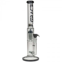 Бонг стеклянный Grace Glass Limited Edition Black Barrel Bong H:42cm Socket:18,8cm TH:5mm Бонг стеклянный Grace Glass Limited Edition Black Barrel Bong H:42cm Socket:18,8cm TH:5mm