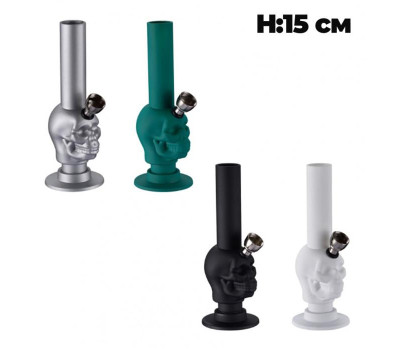 Бонг силиконовый C HIGH MINI SKULL BONG RUBBER 150 MM