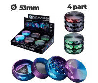 Гриндер алюминиевый  C. HIGH COLOR DUO D:53 MM ALU GRINDER