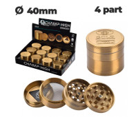 Гриндер металлический CHH GOLD GRINDER D:40 MM 4 LAY Гриндер металлический CHH GOLD GRINDER D:40 MM 4 LAY