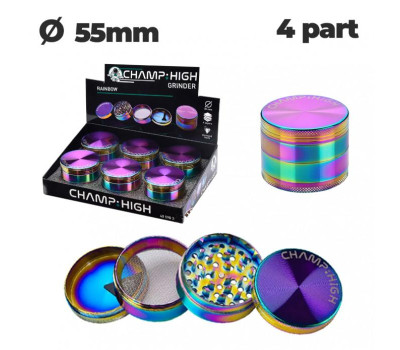 Гриндер металлический CHH METAL RAINBOW GRINDER D:55 mm 4 LAY