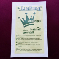 Салфетки для чистки стеклянной трубки LimPuro King Wipes