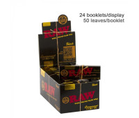 Бумага для самокруток RAW Connoisseur Black + TIPS Бумага для самокруток RAW Connoisseur Black + TIPS