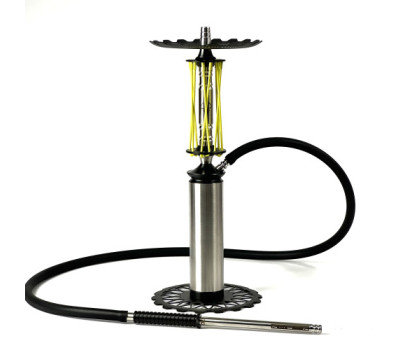 Кальян Trumpet Hookah Rider Full (с металлической колбой) Yellow Кальян Trumpet Hookah Rider Full (с металлической колбой) Yellow