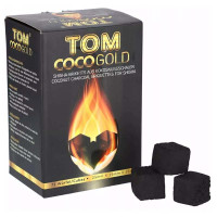 Уголь для кальяна Tom Coco Gold в коробке 1 кг. Уголь для кальяна Tom Coco Gold в коробке 1 кг.