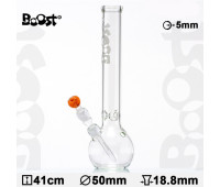 Бонг стеклянный Boost | Bouncer Glass Bong -H:41cm- Ø:50mm- Socket:18.8mm- WT:5mm (circa) Бонг стеклянный Boost | Bouncer Glass Bong -H:41cm- Ø:50mm- Socket:18.8mm- WT:5mm (circa)