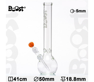 Бонг стеклянный Boost | Bouncer Glass Bong -H:41cm- Ø:50mm- Socket:18.8mm- WT:5mm (circa) Бонг стеклянный Boost | Bouncer Glass Bong -H:41cm- Ø:50mm- Socket:18.8mm- WT:5mm (circa)
