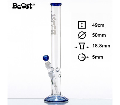 Бонг стеклянный Boost Cane + Ice, 49см Бонг стеклянный Boost Cane + Ice, 49см
