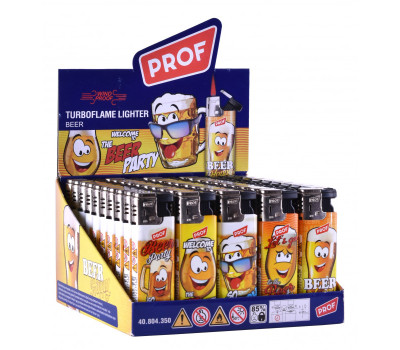 Зажигалка Prof Lighters with Beer logo's
