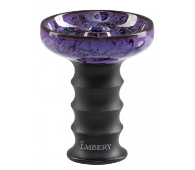 Чаша для кальяна Embery JS-Funnel Bowl glased 23 purple-black