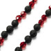Бусы из натурального камня Lavart Beads Black/Red