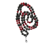 Бусы из натурального камня Lavart Beads Black/Red