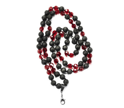 Бусы из натурального камня Lavart Beads Black/Red