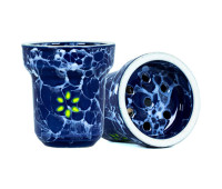 Чаша для кальяна Solaris Eva Blue and White Чаша для кальяна Solaris Eva Blue and White