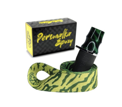 Персональный мундштук для Кальяна PERSONALKA Epoxy Zebra Green Персональный мундштук для Кальяна PERSONALKA Epoxy Zebra Green