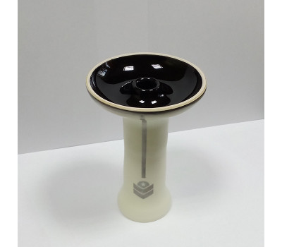 Чаша для кальяна 2x2Hookah Medium Черно-белая Чаша для кальяна 2x2Hookah Medium Черно-белая
